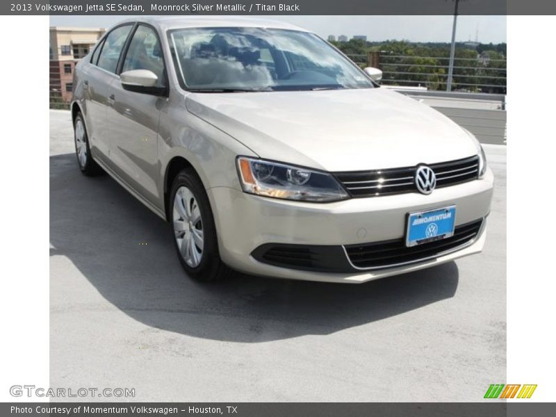 Moonrock Silver Metallic / Titan Black 2013 Volkswagen Jetta SE Sedan