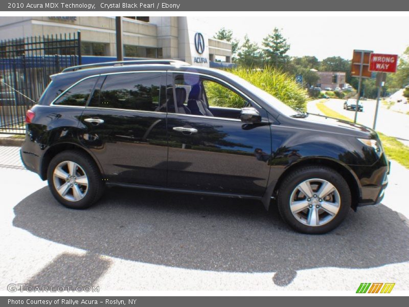 Crystal Black Pearl / Ebony 2010 Acura MDX Technology