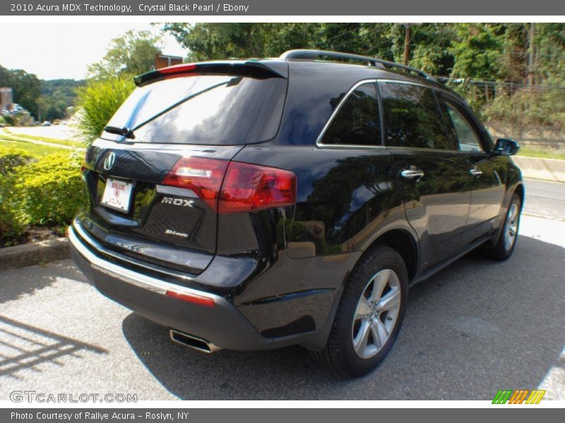 Crystal Black Pearl / Ebony 2010 Acura MDX Technology