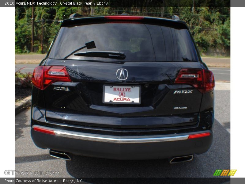 Crystal Black Pearl / Ebony 2010 Acura MDX Technology