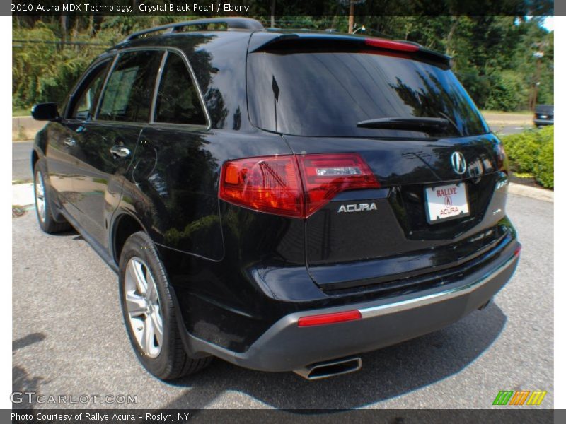 Crystal Black Pearl / Ebony 2010 Acura MDX Technology
