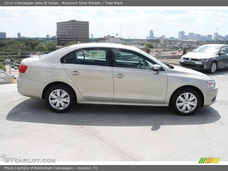 Moonrock Silver Metallic / Titan Black 2013 Volkswagen Jetta SE Sedan