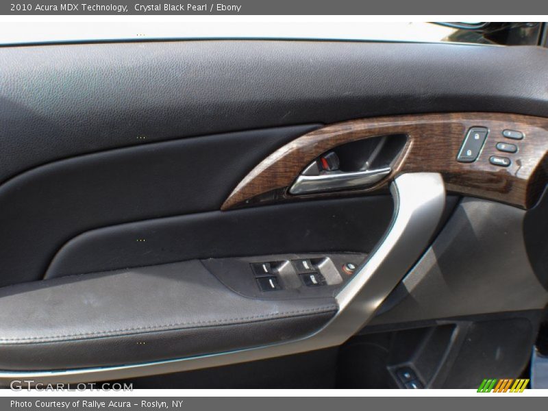 Crystal Black Pearl / Ebony 2010 Acura MDX Technology