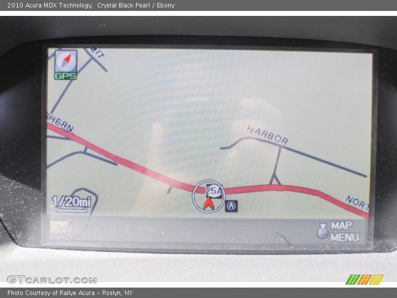 Crystal Black Pearl / Ebony 2010 Acura MDX Technology
