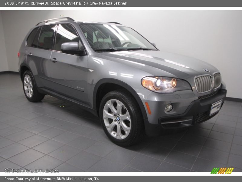 Space Grey Metallic / Grey Nevada Leather 2009 BMW X5 xDrive48i