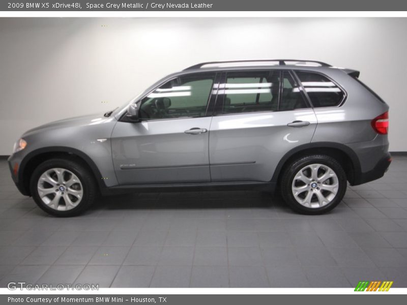 Space Grey Metallic / Grey Nevada Leather 2009 BMW X5 xDrive48i