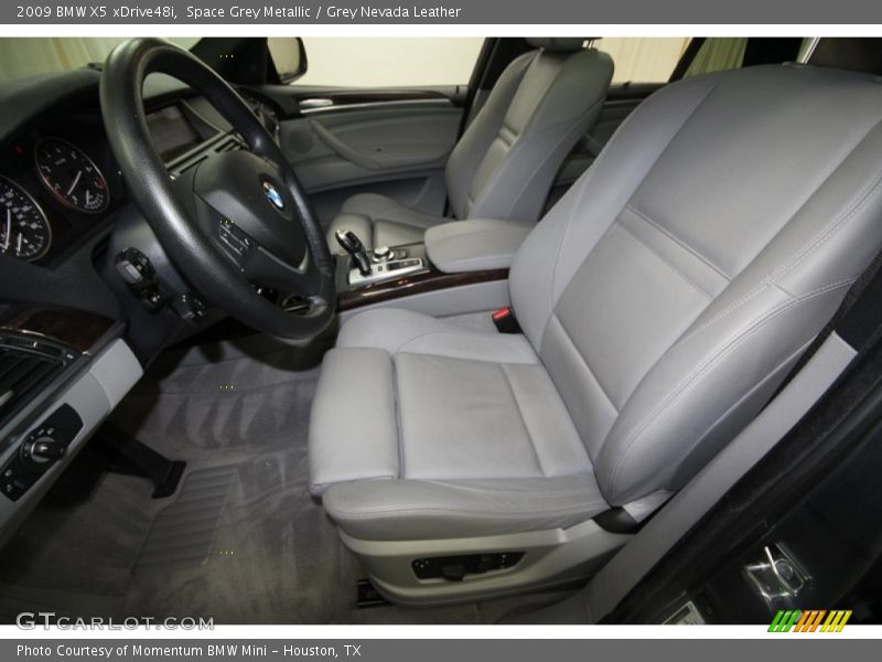 Space Grey Metallic / Grey Nevada Leather 2009 BMW X5 xDrive48i