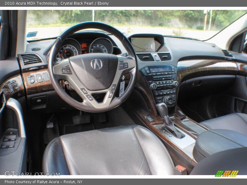 Crystal Black Pearl / Ebony 2010 Acura MDX Technology
