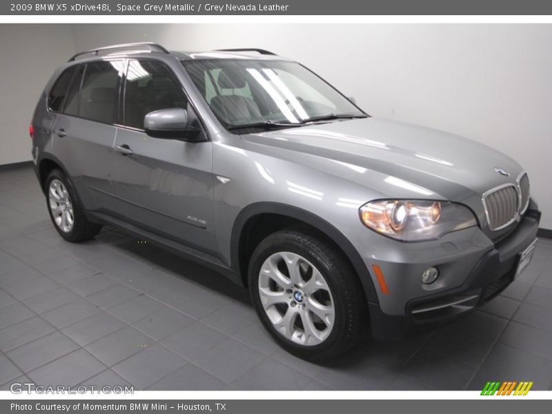 Space Grey Metallic / Grey Nevada Leather 2009 BMW X5 xDrive48i