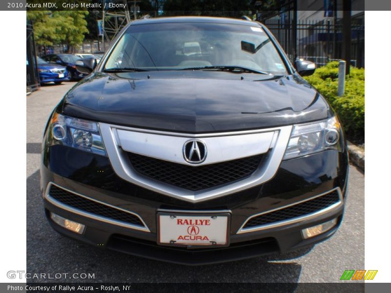 Grigio Metallic / Ebony 2010 Acura MDX