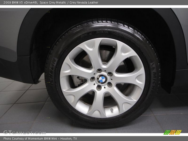 Space Grey Metallic / Grey Nevada Leather 2009 BMW X5 xDrive48i