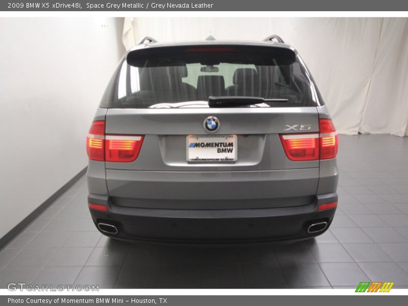 Space Grey Metallic / Grey Nevada Leather 2009 BMW X5 xDrive48i