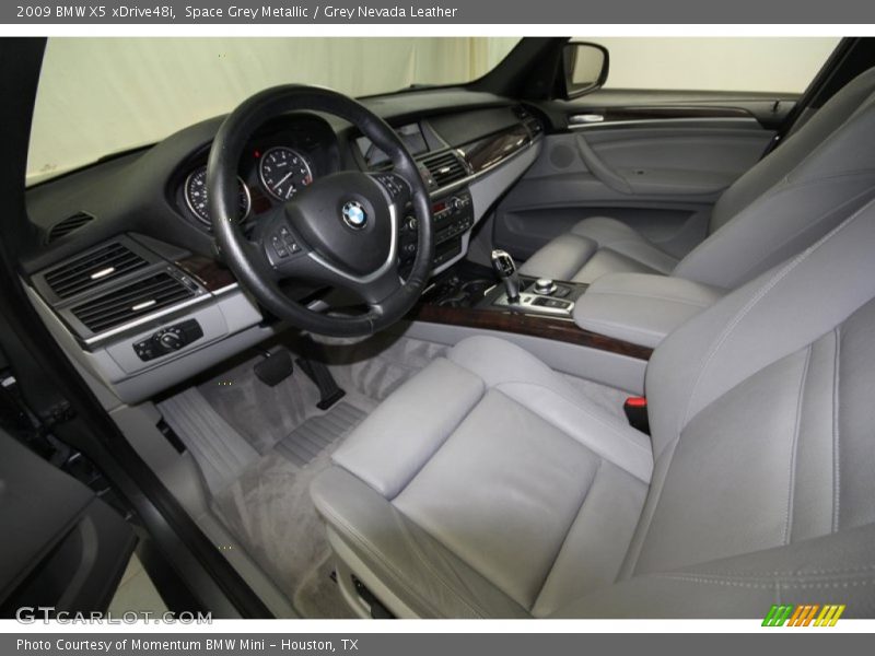Space Grey Metallic / Grey Nevada Leather 2009 BMW X5 xDrive48i