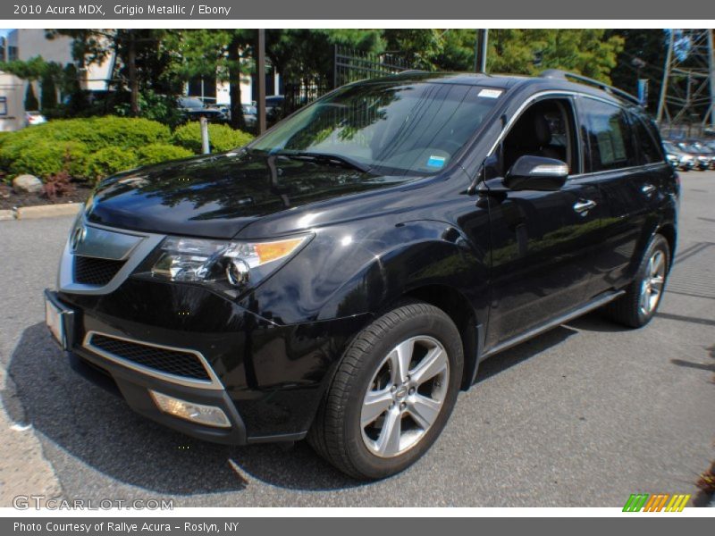Grigio Metallic / Ebony 2010 Acura MDX
