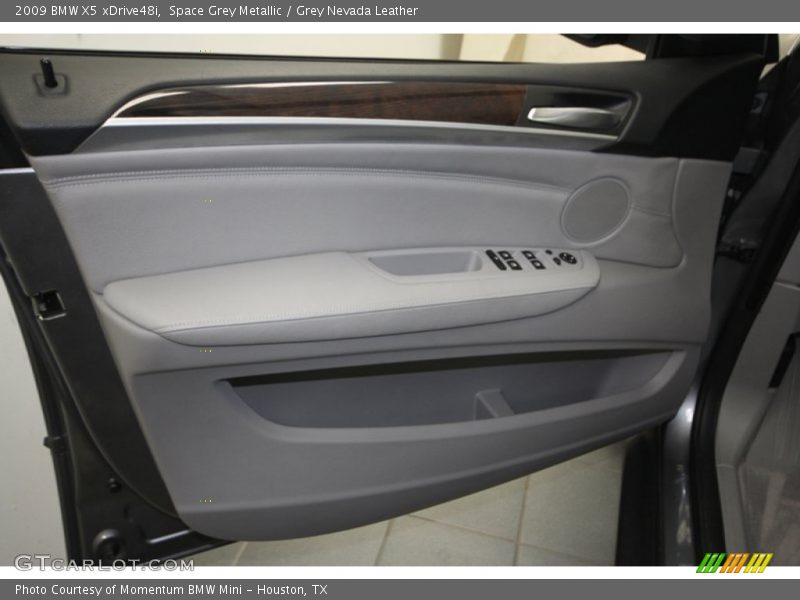 Space Grey Metallic / Grey Nevada Leather 2009 BMW X5 xDrive48i