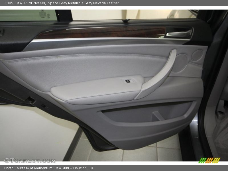 Space Grey Metallic / Grey Nevada Leather 2009 BMW X5 xDrive48i
