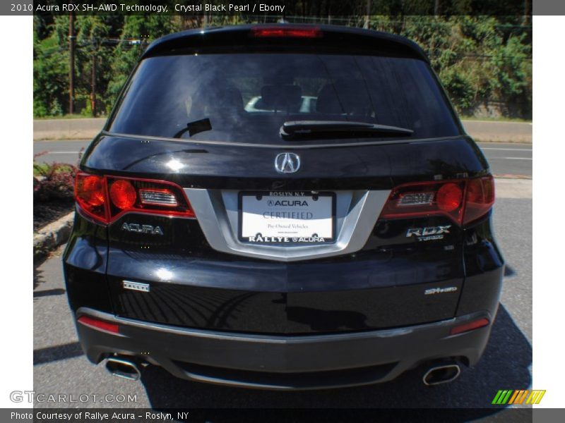 Crystal Black Pearl / Ebony 2010 Acura RDX SH-AWD Technology