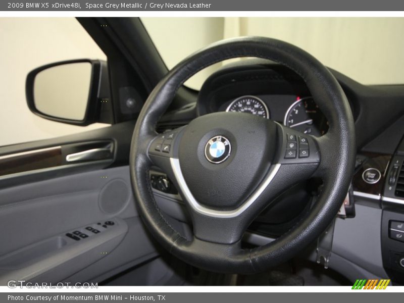 Space Grey Metallic / Grey Nevada Leather 2009 BMW X5 xDrive48i