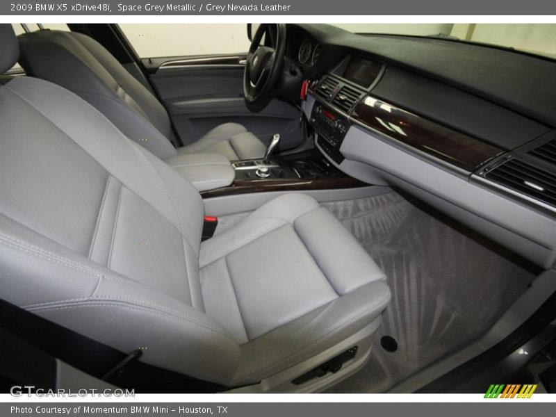 Space Grey Metallic / Grey Nevada Leather 2009 BMW X5 xDrive48i