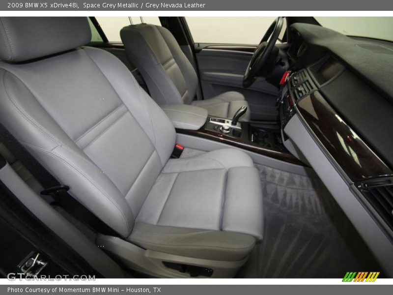 Space Grey Metallic / Grey Nevada Leather 2009 BMW X5 xDrive48i