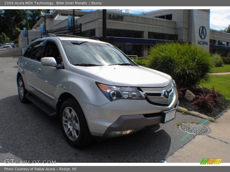 Billet Silver Metallic / Ebony 2009 Acura MDX Technology