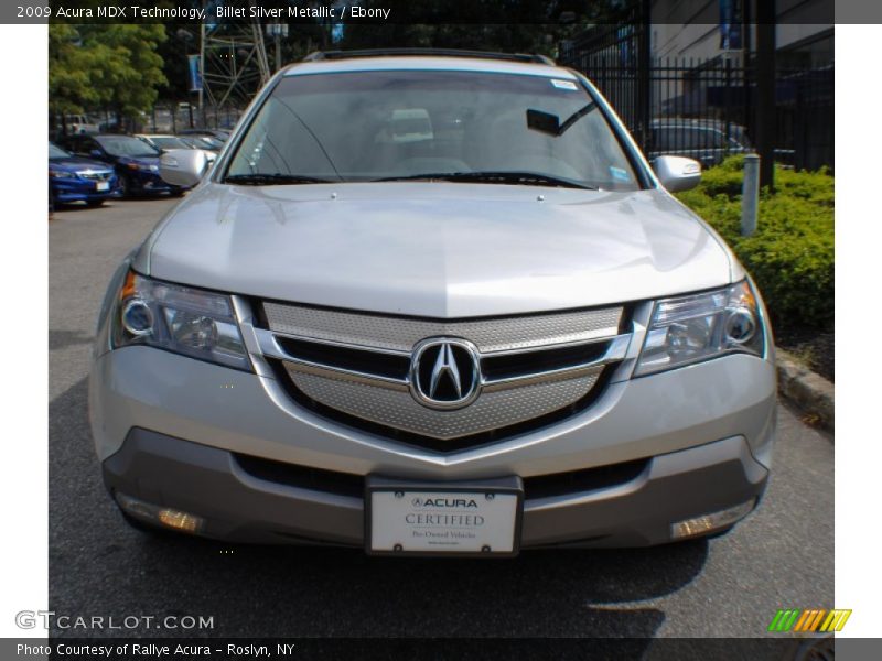 Billet Silver Metallic / Ebony 2009 Acura MDX Technology