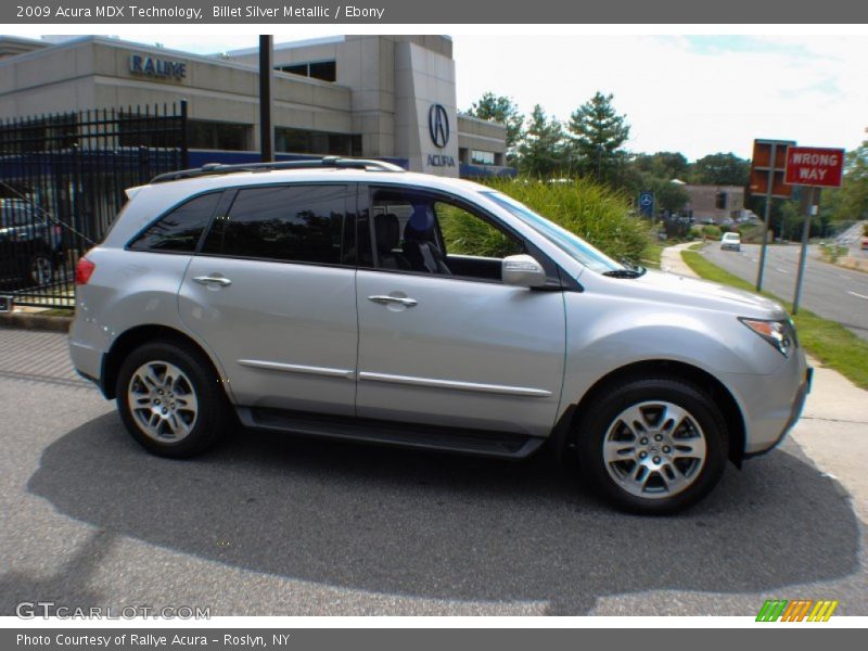 Billet Silver Metallic / Ebony 2009 Acura MDX Technology