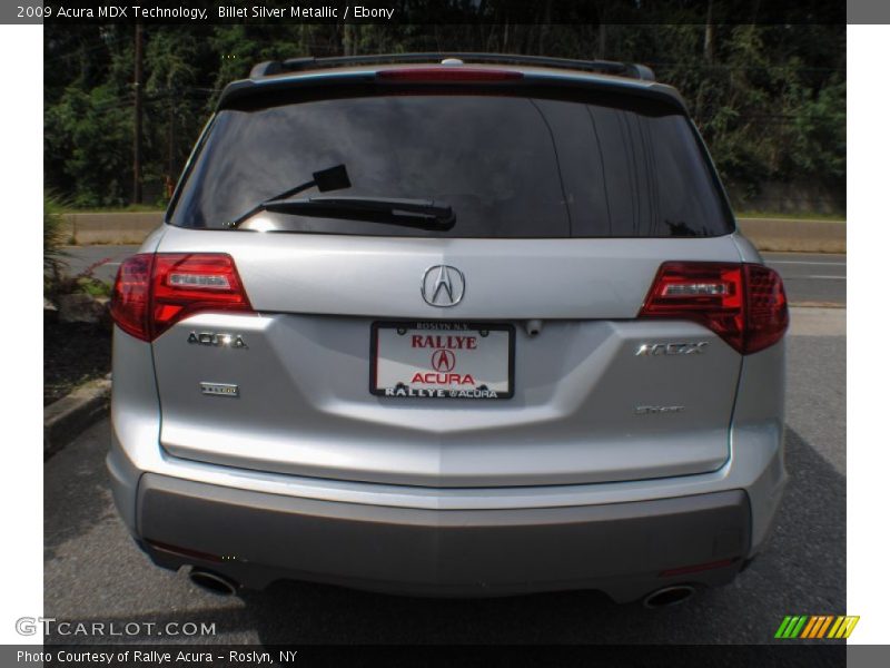 Billet Silver Metallic / Ebony 2009 Acura MDX Technology
