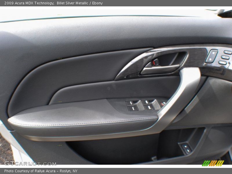 Billet Silver Metallic / Ebony 2009 Acura MDX Technology