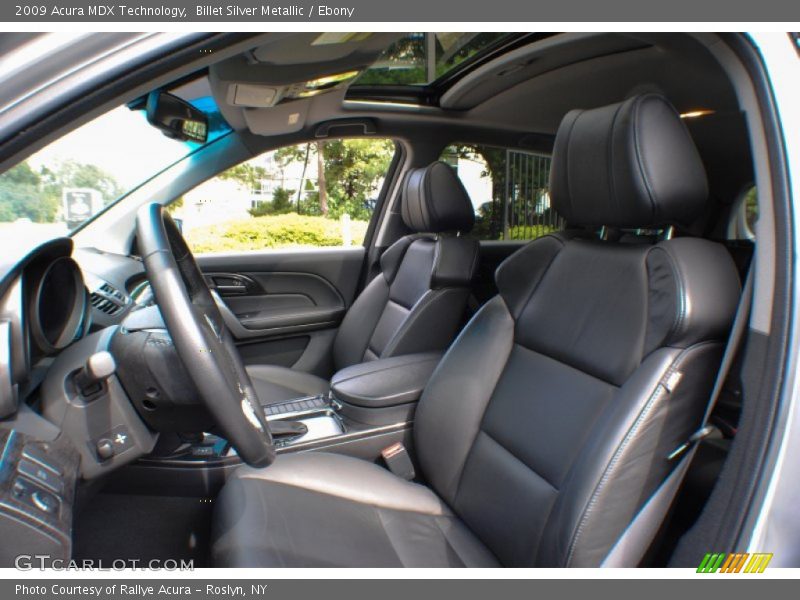 Billet Silver Metallic / Ebony 2009 Acura MDX Technology