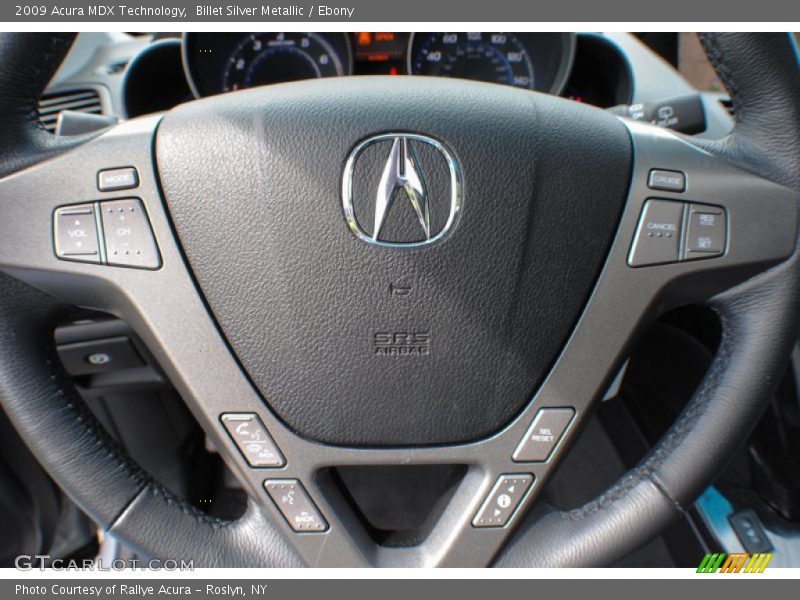 Billet Silver Metallic / Ebony 2009 Acura MDX Technology