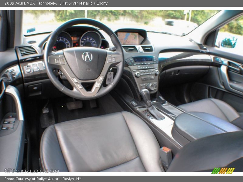 Billet Silver Metallic / Ebony 2009 Acura MDX Technology