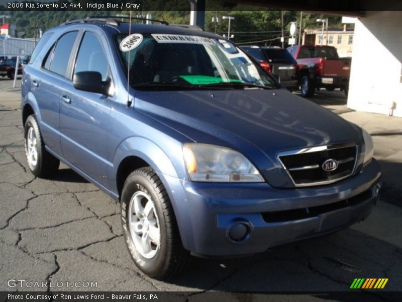 Indigo Blue / Gray 2006 Kia Sorento LX 4x4