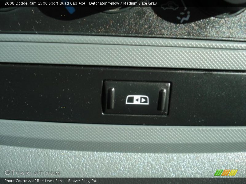 Detonator Yellow / Medium Slate Gray 2008 Dodge Ram 1500 Sport Quad Cab 4x4
