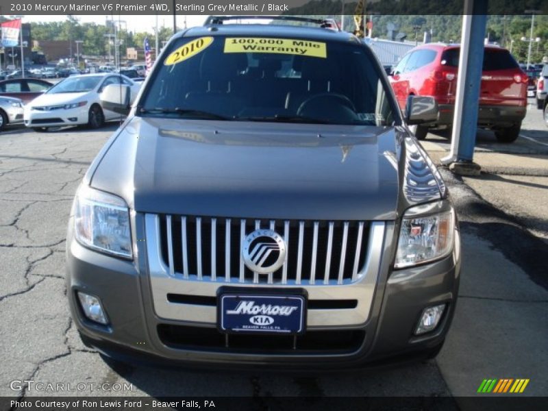 Sterling Grey Metallic / Black 2010 Mercury Mariner V6 Premier 4WD