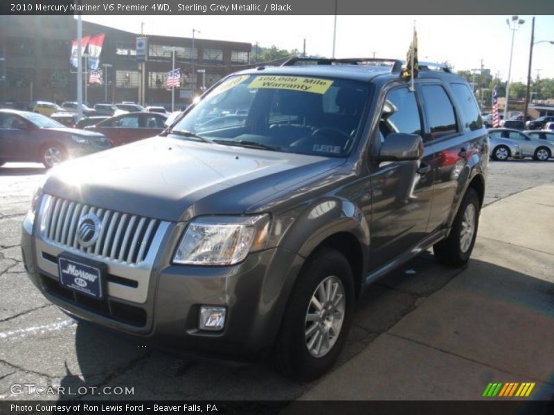 Sterling Grey Metallic / Black 2010 Mercury Mariner V6 Premier 4WD