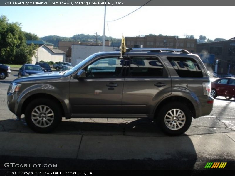 Sterling Grey Metallic / Black 2010 Mercury Mariner V6 Premier 4WD
