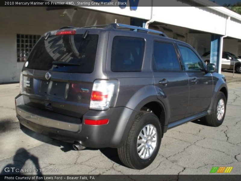 Sterling Grey Metallic / Black 2010 Mercury Mariner V6 Premier 4WD