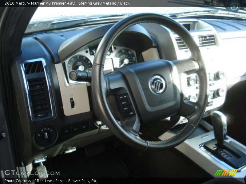 Sterling Grey Metallic / Black 2010 Mercury Mariner V6 Premier 4WD