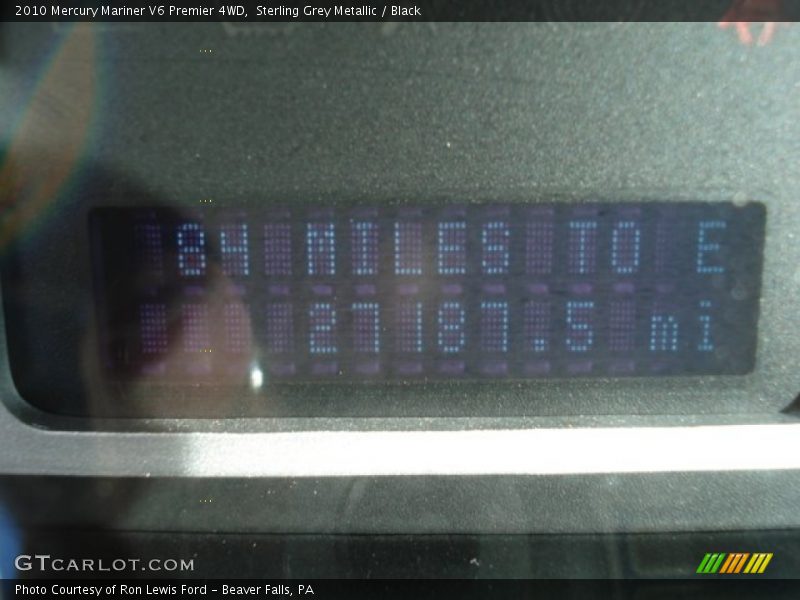 Sterling Grey Metallic / Black 2010 Mercury Mariner V6 Premier 4WD
