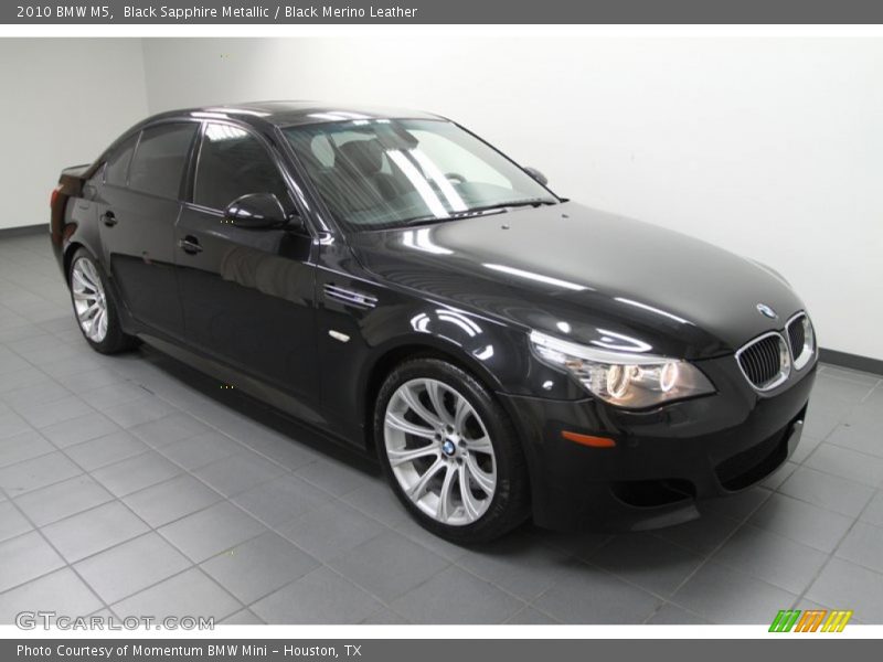 Black Sapphire Metallic / Black Merino Leather 2010 BMW M5