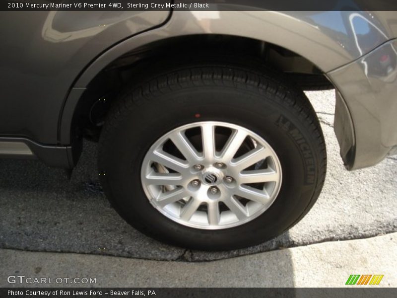 Sterling Grey Metallic / Black 2010 Mercury Mariner V6 Premier 4WD