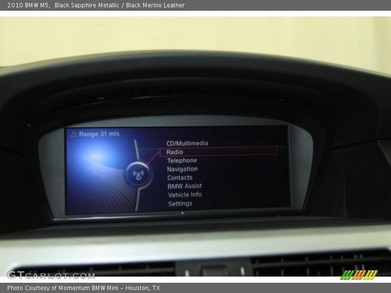 Black Sapphire Metallic / Black Merino Leather 2010 BMW M5