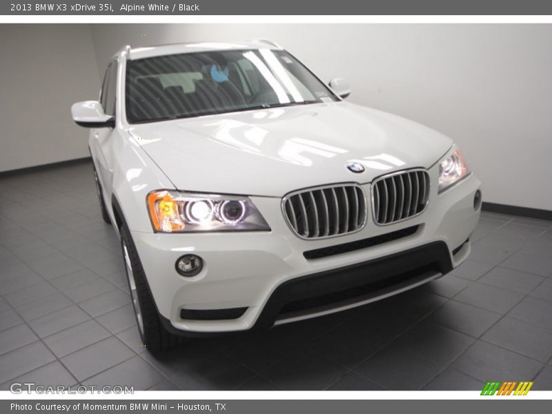 Alpine White / Black 2013 BMW X3 xDrive 35i