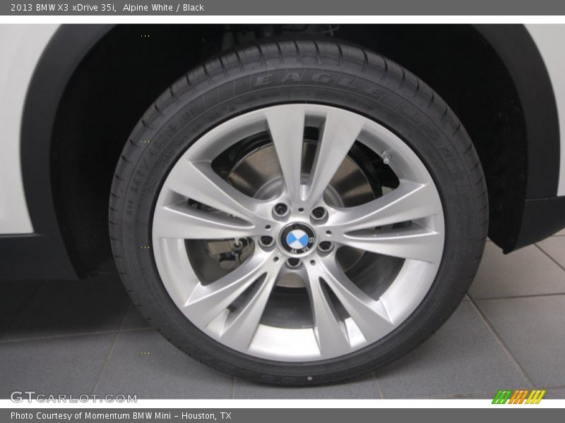 Alpine White / Black 2013 BMW X3 xDrive 35i