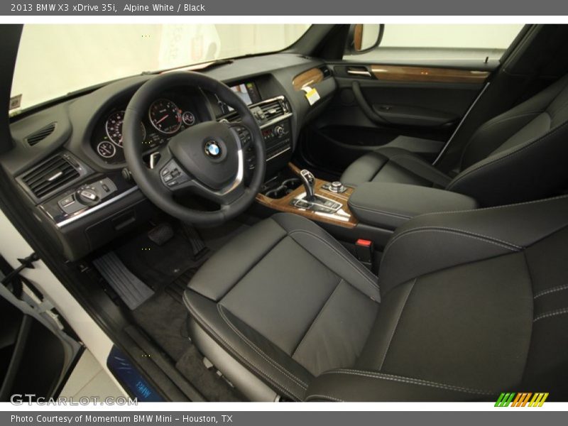 Alpine White / Black 2013 BMW X3 xDrive 35i