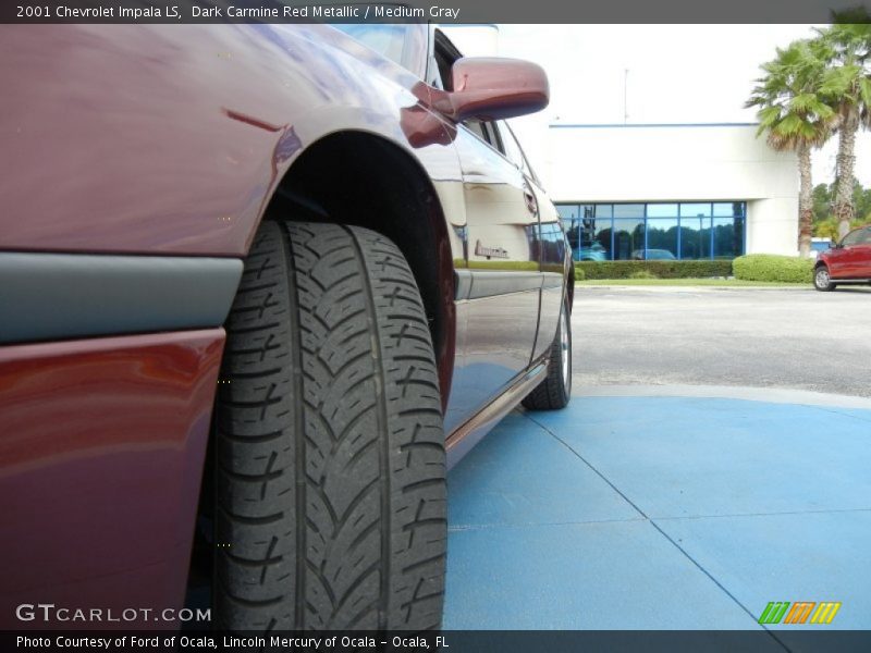 Dark Carmine Red Metallic / Medium Gray 2001 Chevrolet Impala LS