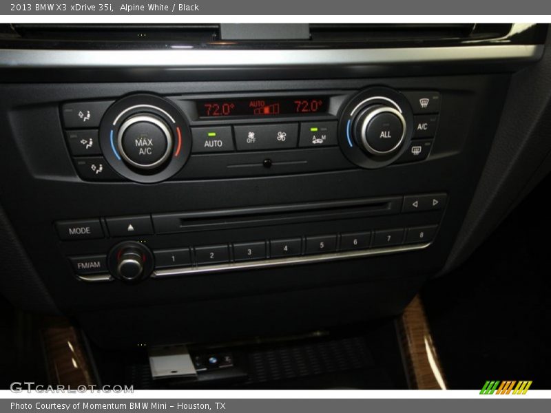 Alpine White / Black 2013 BMW X3 xDrive 35i