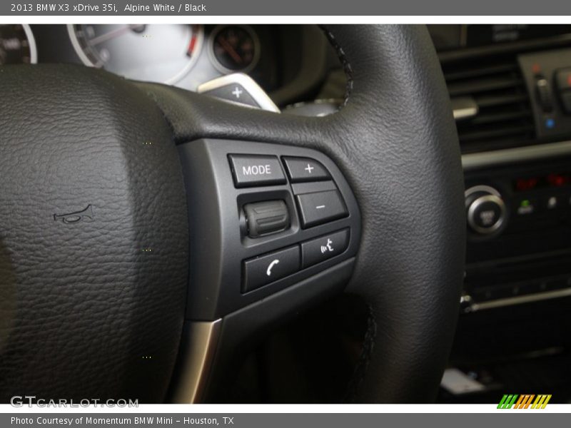 Alpine White / Black 2013 BMW X3 xDrive 35i
