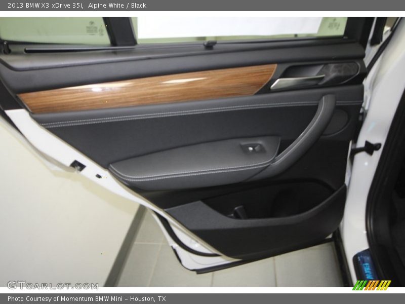 Alpine White / Black 2013 BMW X3 xDrive 35i